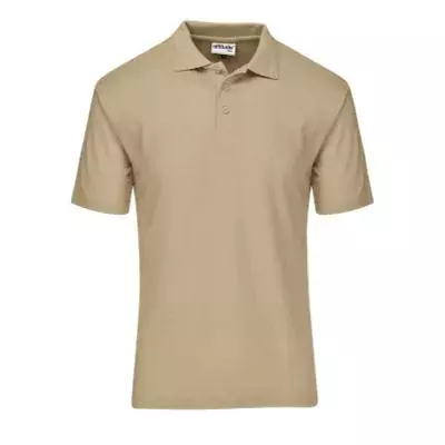 Altitude 175g Basic Pique Golf Shirt - Stone