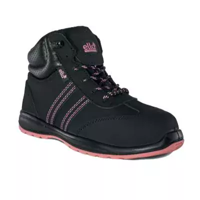 Ella Jasmine Ladies Safety Shoe - Black/Pink