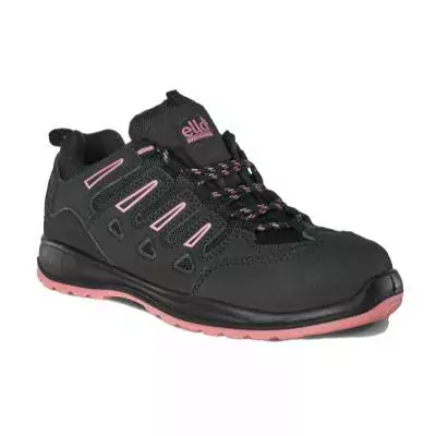 Ella Lily Ladies Safety Shoe - Black/Pink
