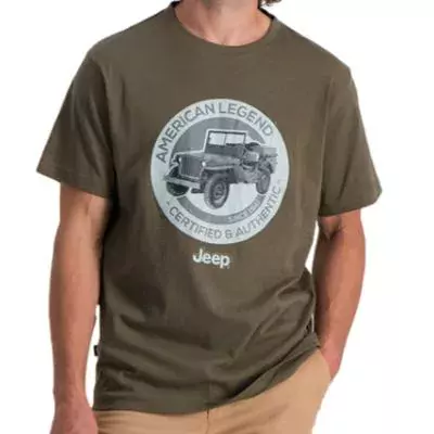 Jeep Crew Neck Tee (22027) - Fatigue
