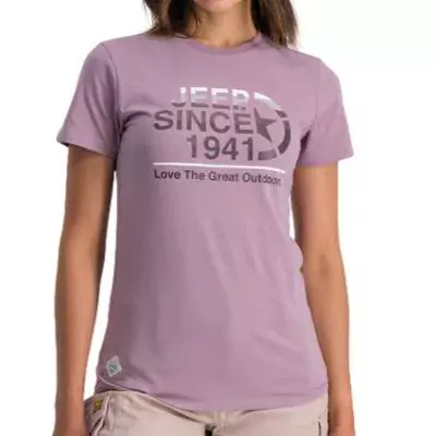 Jeep Ladies Graphic Tee (22265) - Purple