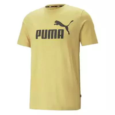 Puma ESS Heather Regular Fit Men's T-Shirt - Mustard Seed