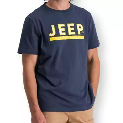 Jeep Crew Neck Tee (22173) - True Navy