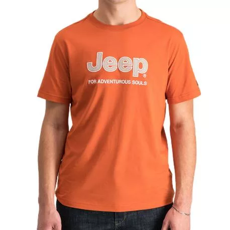 Jeep Crew Neck Tee (23001) - Rust