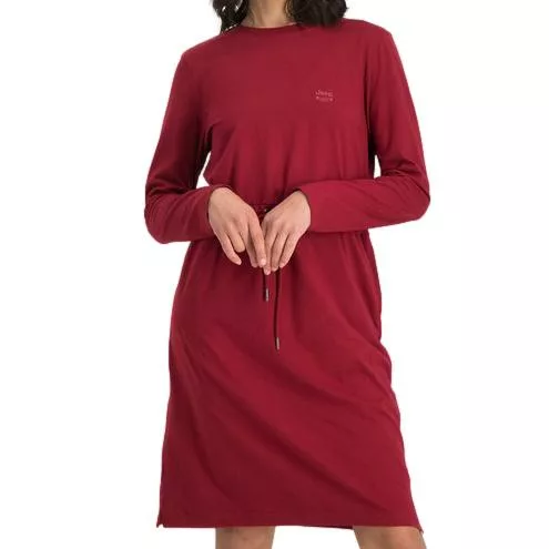 Jeep Ladies Long Sleeve Dress (23089) - Red