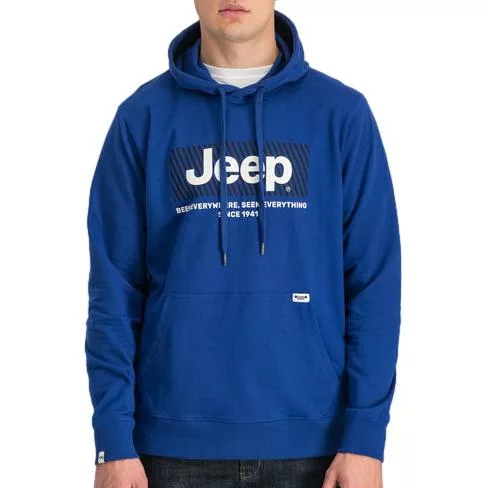 Jeep Fleece Hooded Sweatshirt (23128) - Blue