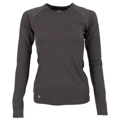 First Ascent Ladies Bamboo Thermal Baselayer Top - Grey