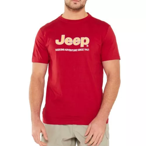 Jeep Crew Neck Tee (23001) - Red