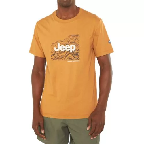 Jeep Crew Neck Tee in Butterscotch
