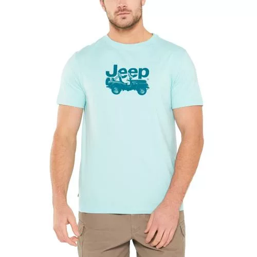 Jeep Crew Neck Tee (23214) - Teal
