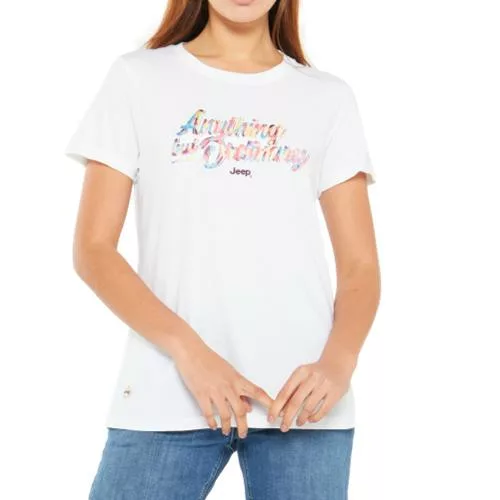 Jeep Ladies Anything But Ordinary Tee (23014) - White