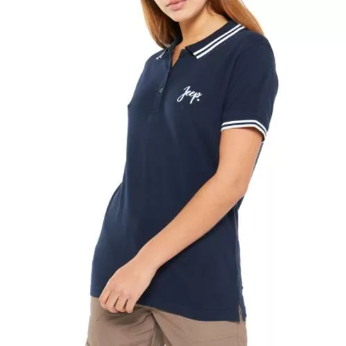 Jeep Ladies Classic Golf Shirt (23115) - Navy