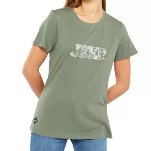Jeep Ladies Logo Tee (23117) - Green