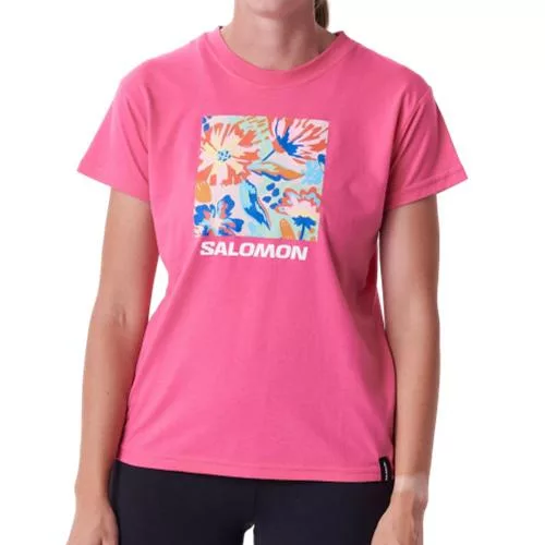 Salomon Ladies In Bloom Tee (8613) - Fandango Pink