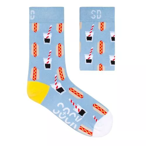 Sexy Socks - Hotdog & Soda (8-11)
