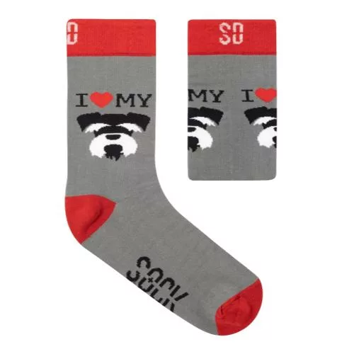 Sexy Socks - I Love My Dog (8-11)