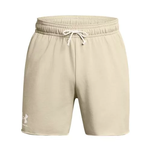 Under Armour Men's Rival Terry 6 Inch Shorts (1382427/289) - Cream