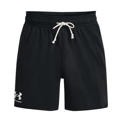 Under Armour Men's Rival Terry 6 Inch Shorts (1382427/001) - Black
