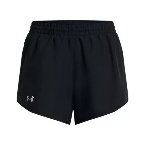 Under Armour Women's Fly-By 3 Inch Shorts (1382438/001) - Black