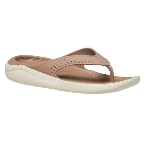 Crocs LiteRide Flip Sandals 205182 LatteStucco jpeg
