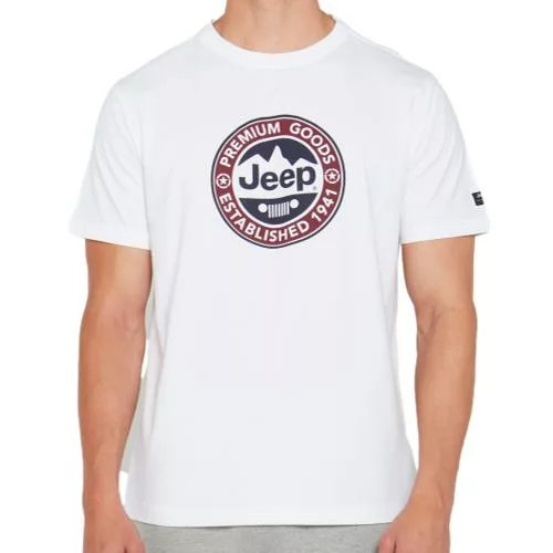 Jeep Crew Neck Tee (24002) - White