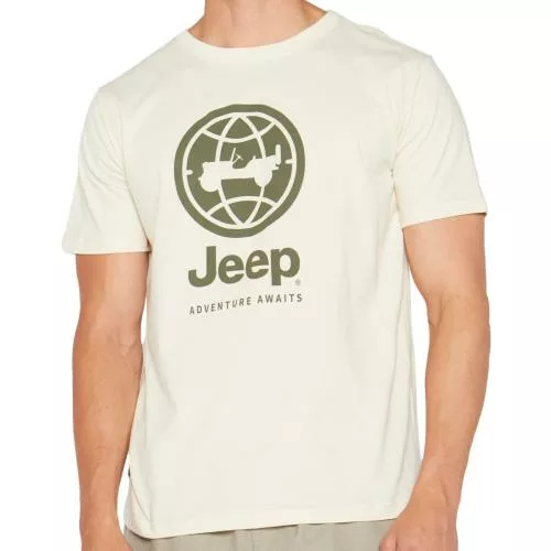Jeep Crew Neck Tee (24014) - Tan
