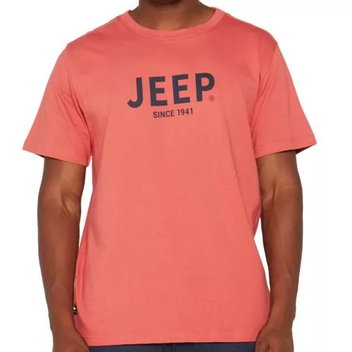 Jeep Crew Neck Tee (24019) - Red