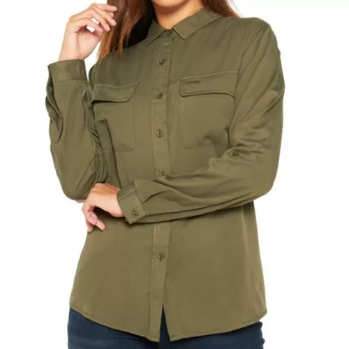 Jeep Ladies Sueded Shirt (24049) - Olive