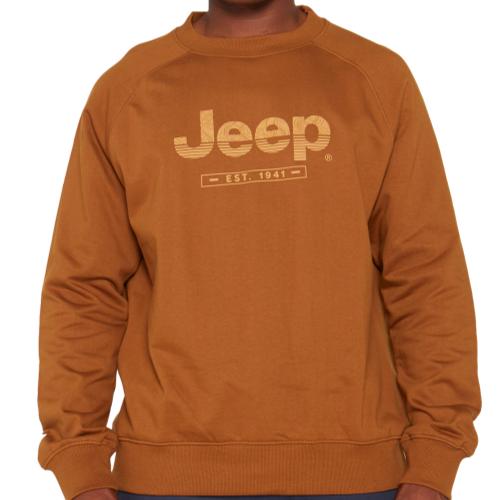 Jeep Crew Neck Fleece (24129) - Brown