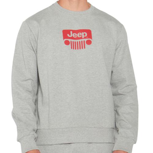 Jeep Crew Neck Fleece (24133) - Grey