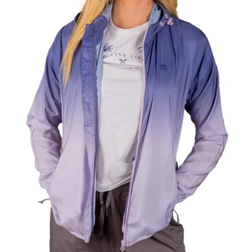 Lizzy Ladies Aura 24 Zip Thru Jacket - Lavender Ombre
