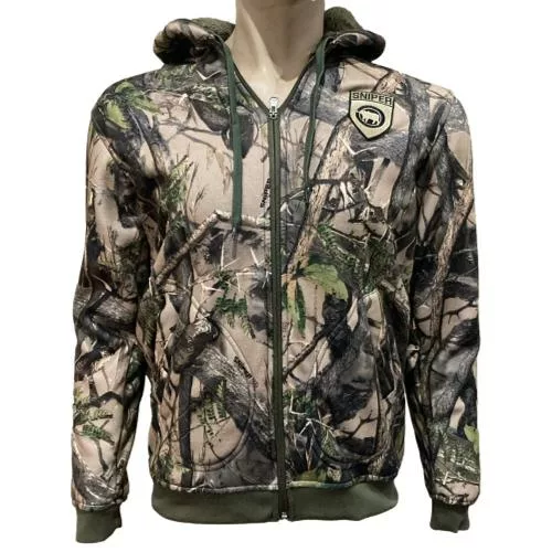 Sniper Lined Sherpa Hoodie - 3D Camo