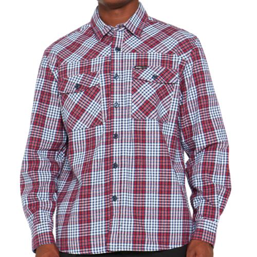 Jeep Classic Check LS Shirt 24187 Red