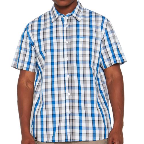 Jeep Classic Check S/S Shirt (24102) - Blue