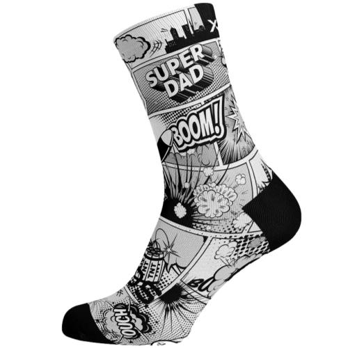 Sox Crew Cut Coloring Socks - Super Dad