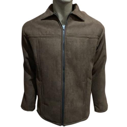 Sterling Fur Lined Jacket (3300140) - Brown