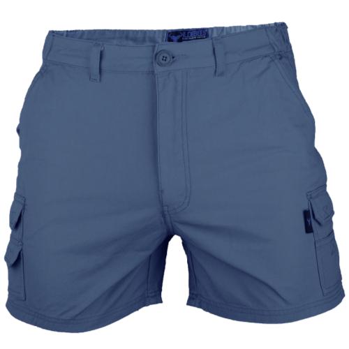Wildebees Mens Casual Shorts (WMB156) - Steel Blue