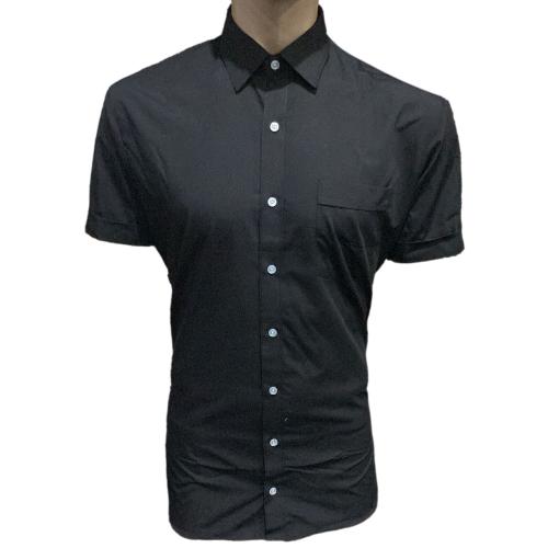 Giovanni Nero S/S Regular Fit Lounge Shirt - Black