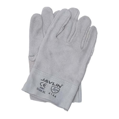 Javlin Chrome Leather Double Palm Gloves – 6cm Cuff